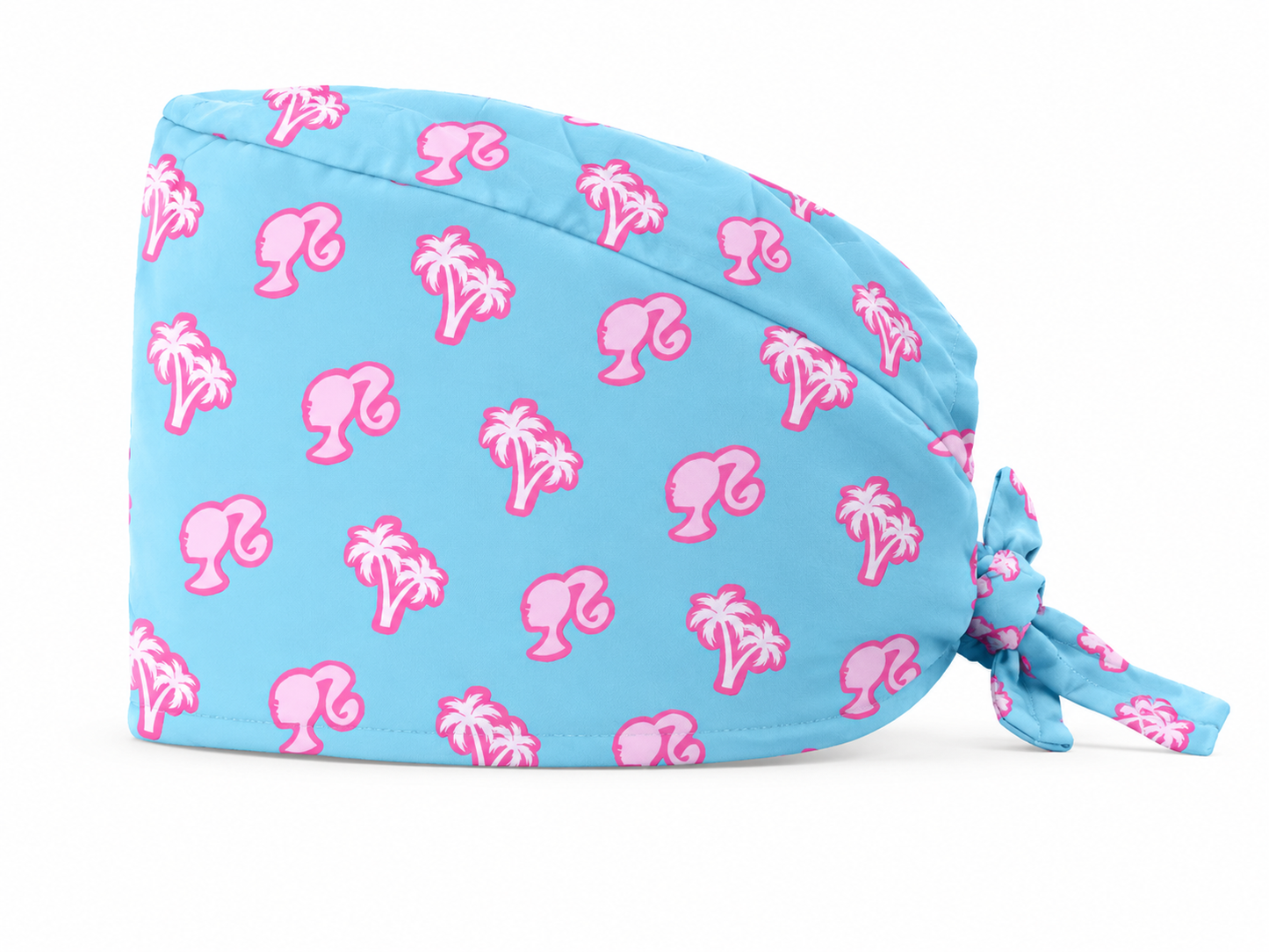 Barbie & Palm Trees scrub Hats