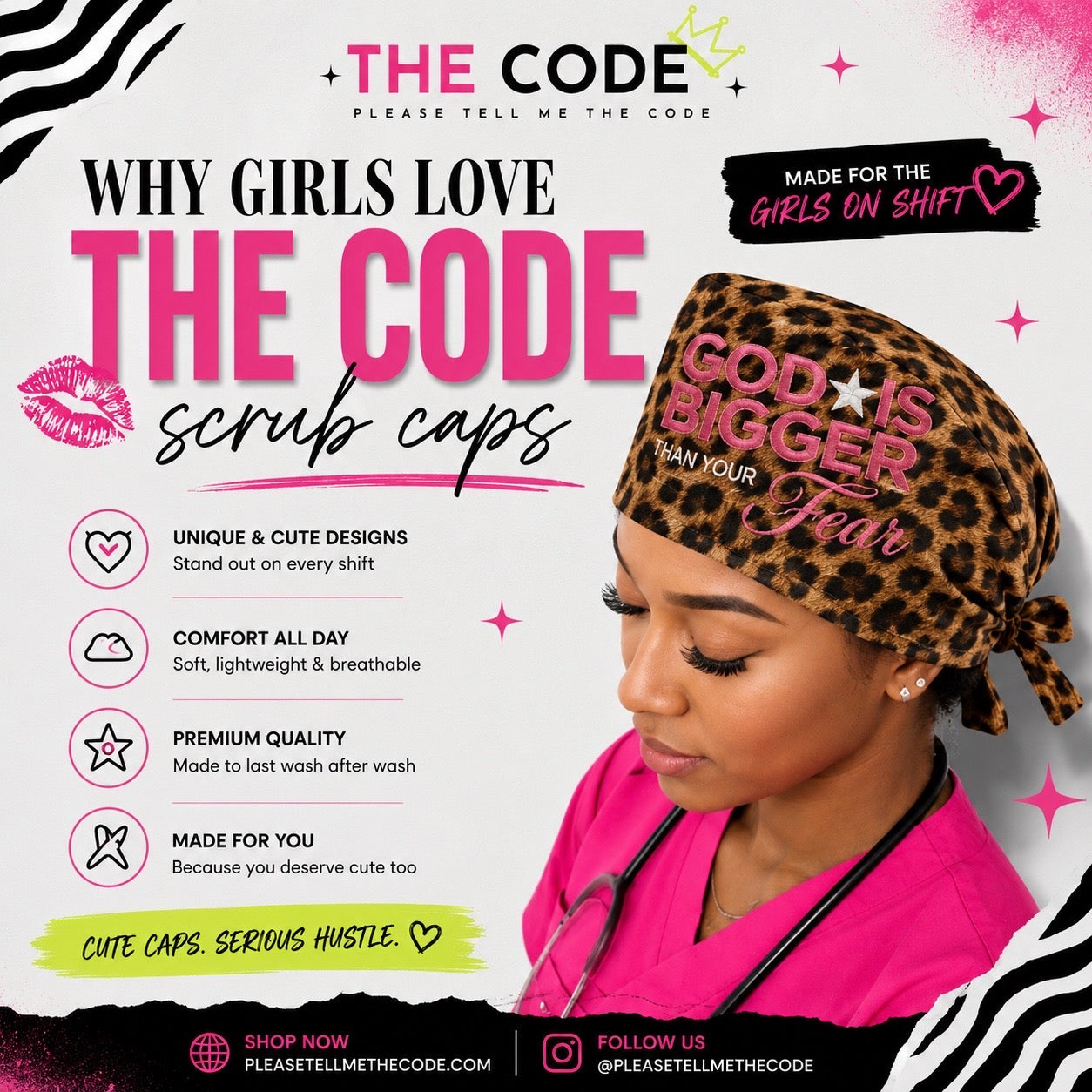 Why Do You LOVE The Code scrub caps?