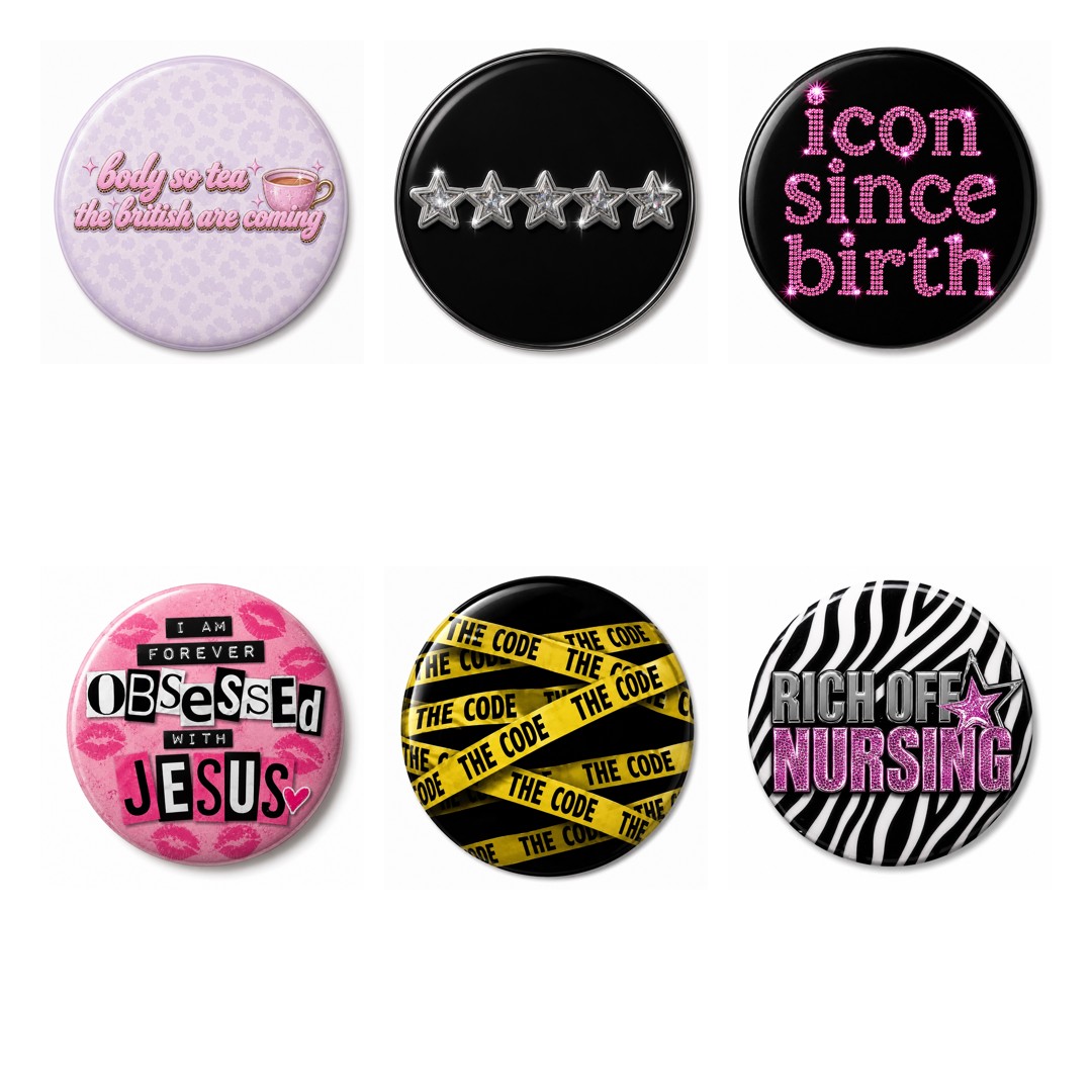 Personality Pin Collection