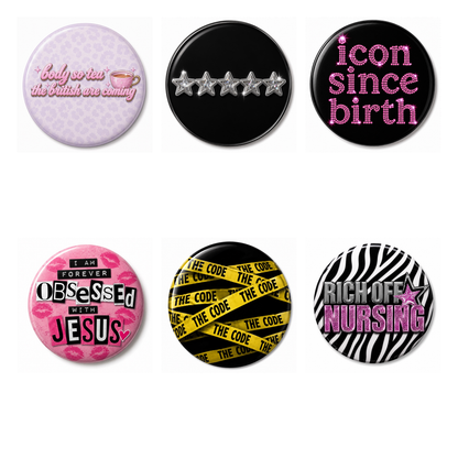Personality Pin Collection