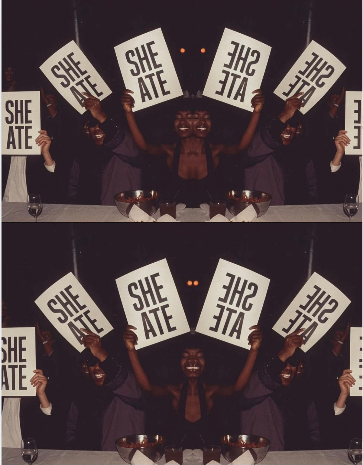 SHE ATE